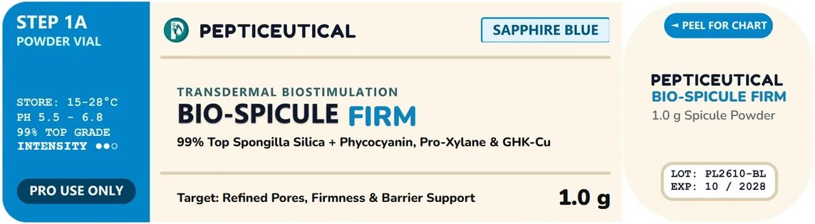 PEPTICEUTICAL BIO-SPICULE Sapphire Blue label