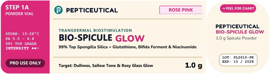 PEPTICEUTICAL BIO-SPICULE Rose Pink label