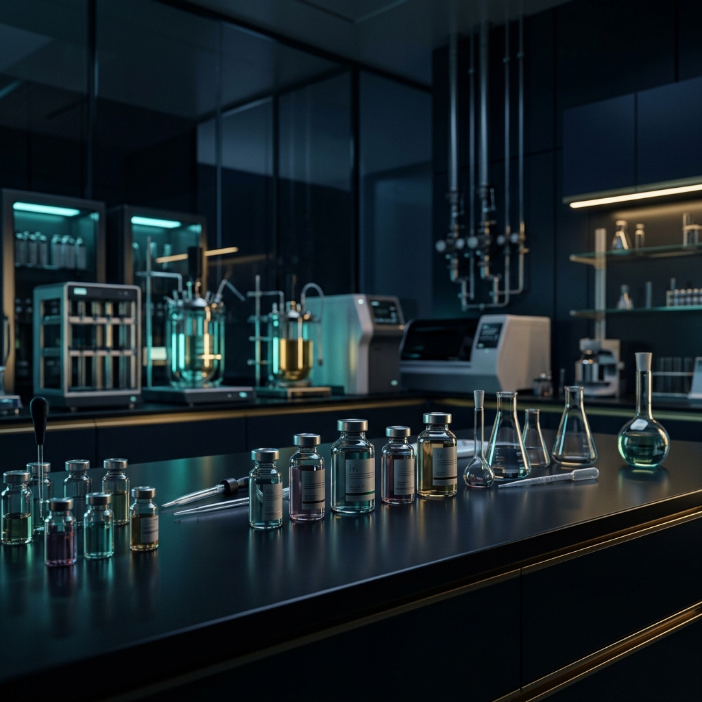 Independent analytical laboratory bench